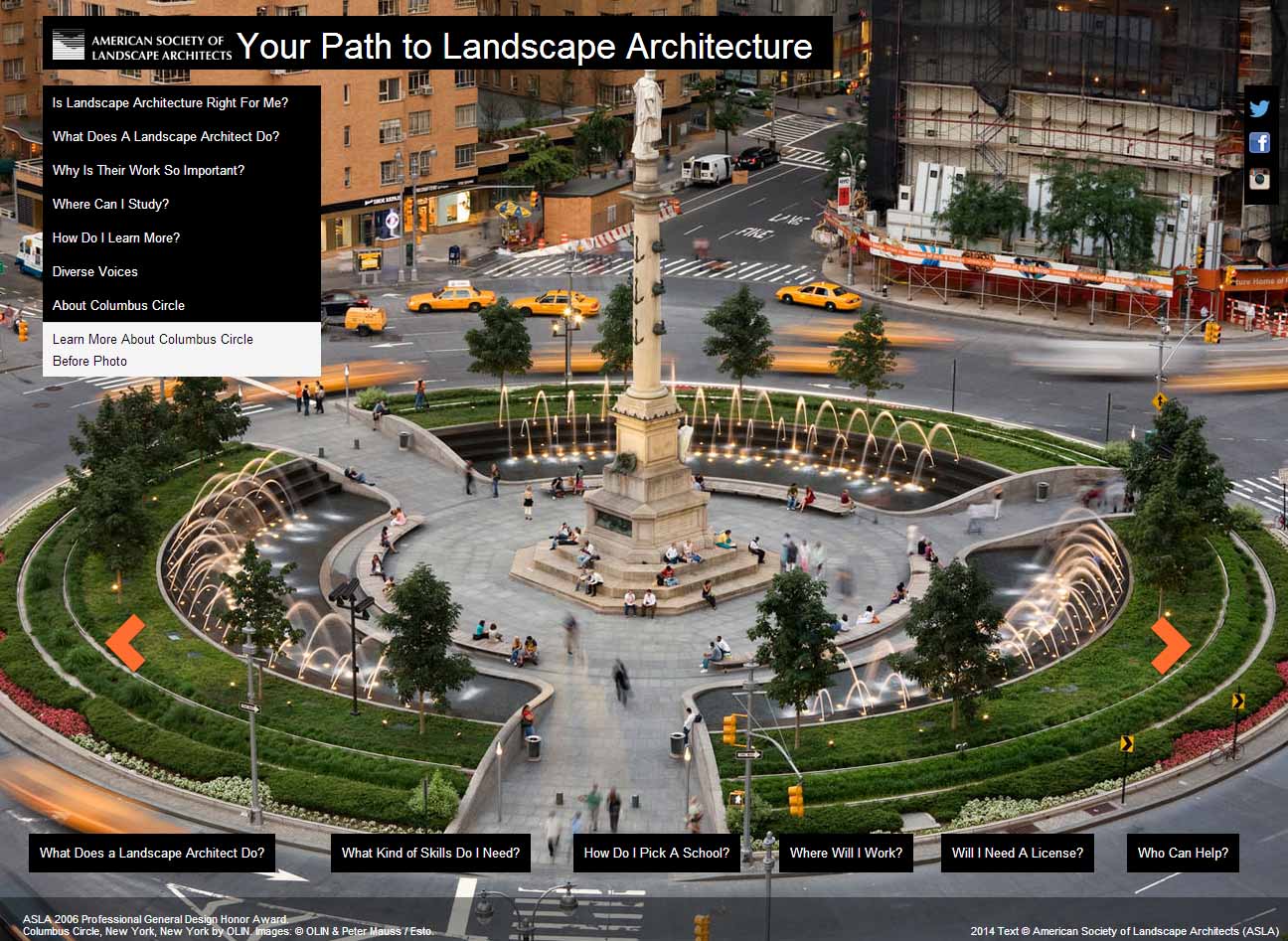 ASLA website capture